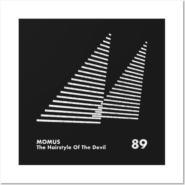 Momus / The Hairstyle Of The Devil / Minimal Graphic Design Wall Art by saudade